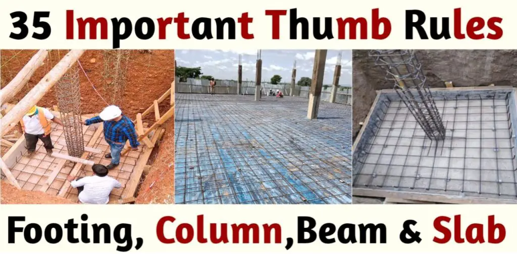 Thumb Rule For Construction