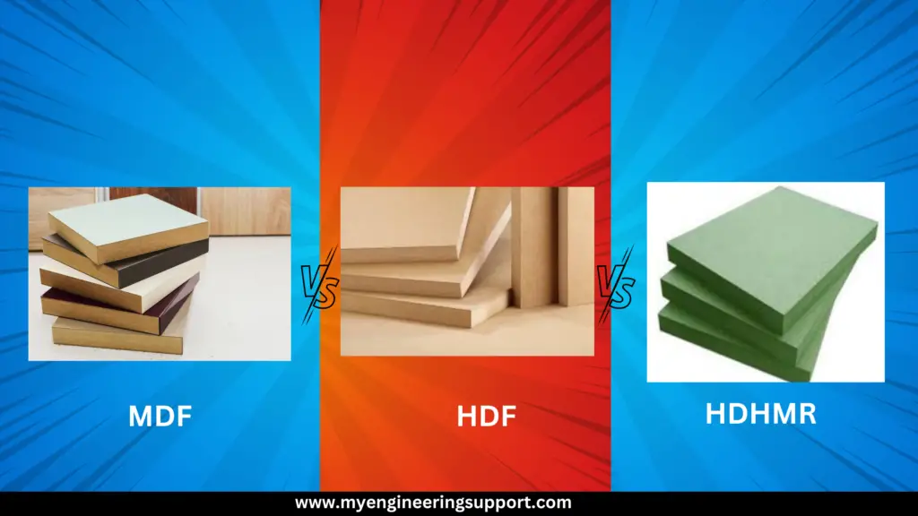 MDF vs HDF vs HDHMR