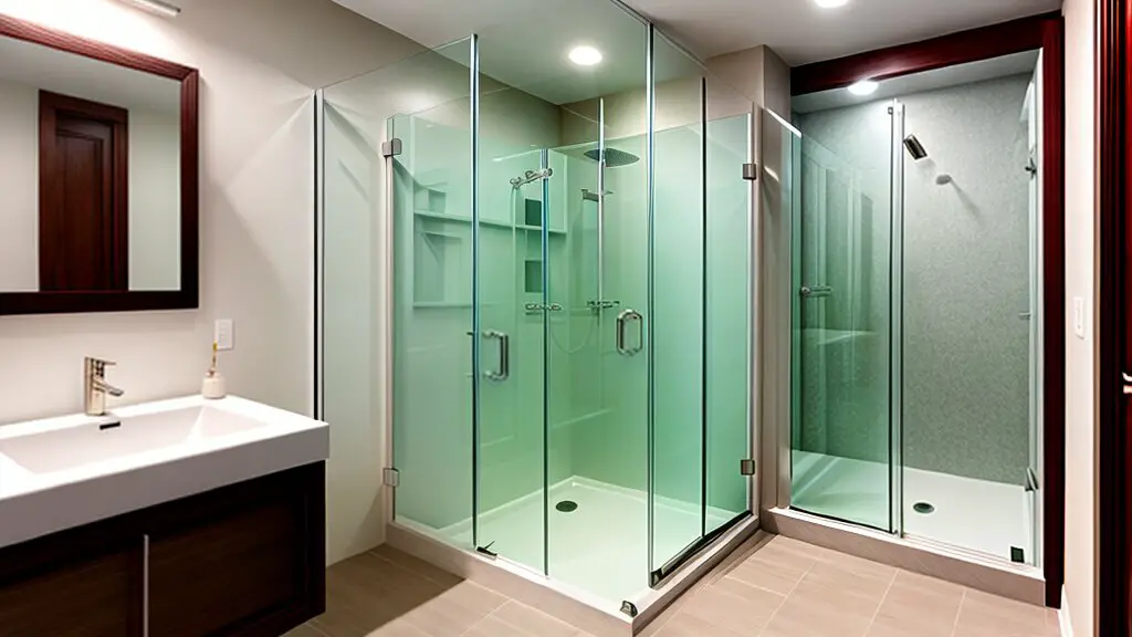 frameless shower door safe