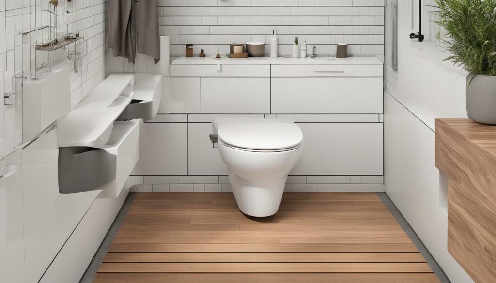 installation comparison between floor and wall mounted toilets