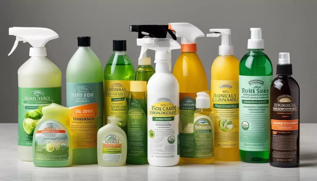 Choosing the right cleaning products for soap scum removal