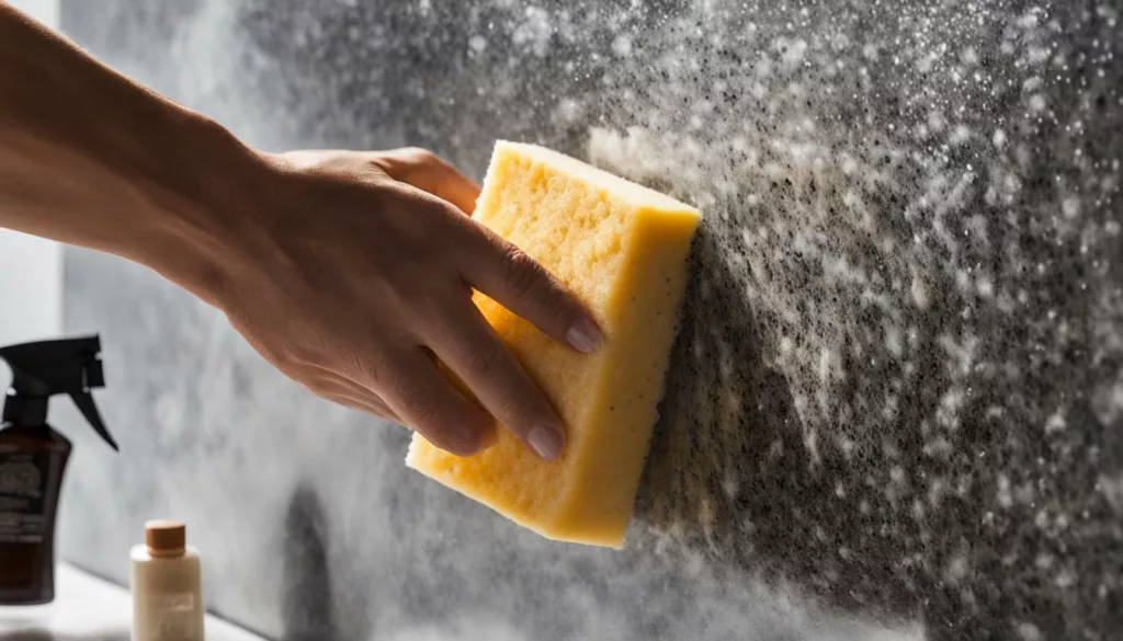 how to remove soap scum from granite