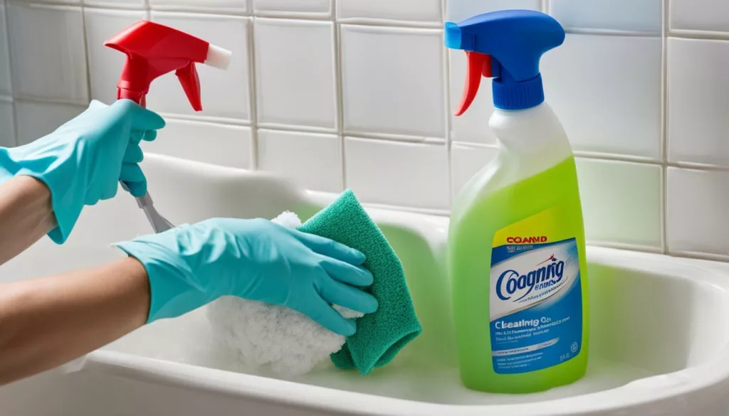 how to remove soap scum from plastic tub