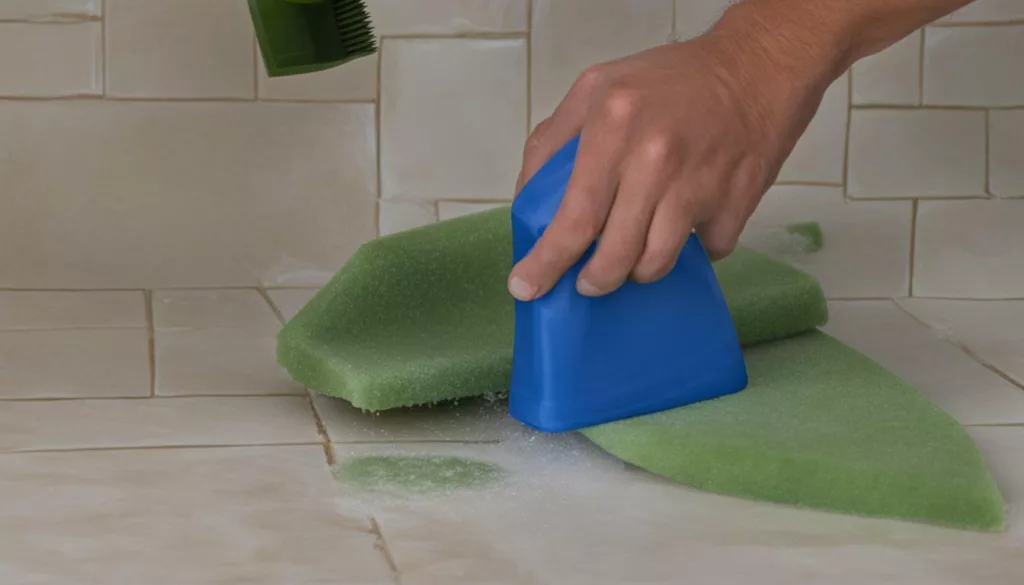 how to remove soap scum from tile