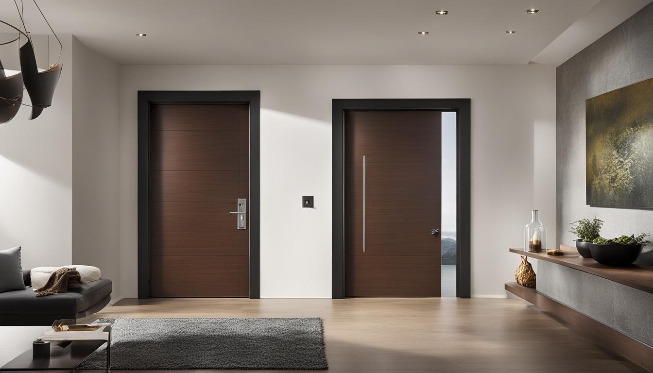 distinct style flush door